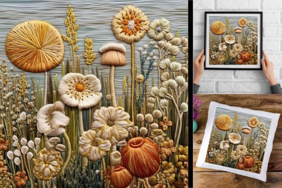 3D Wool Embroidery-Wildflowers Review