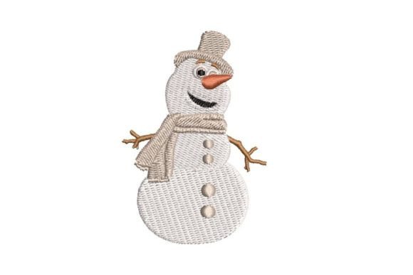 Cartoon Snowman Embroidery Design Review