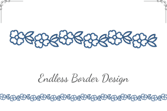 Dynamic Endless Border Review for Seasonal Embroidery