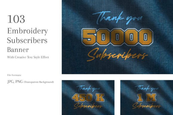Embroidery Subscribers Banners Set 67 Review
