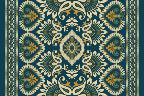 Indian Ikkat Paisley Embroidery Review