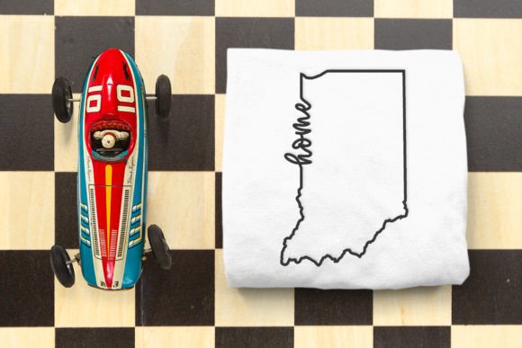 Indiana Home State Outline Embroidery Review