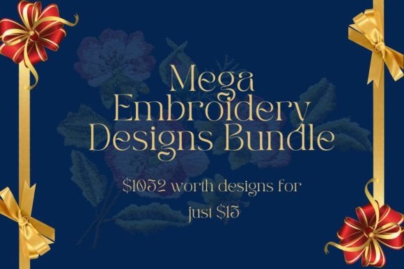 Mega Embroidery Designs Bundle Review
