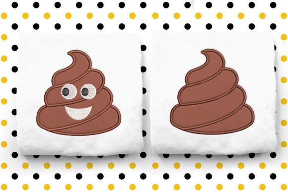 Poop Emoji Applique Embroidery Review