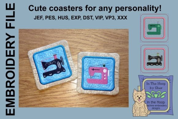 Sewing Machine Coasters Embroidery Review