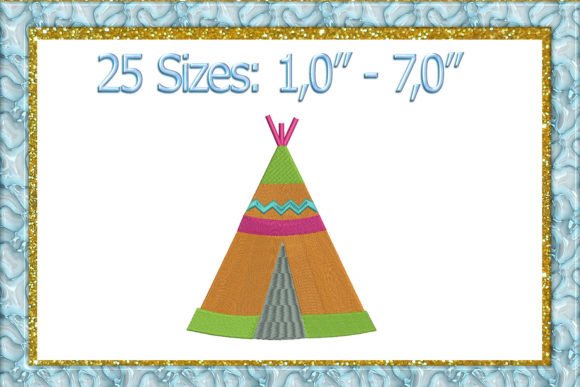 Teepee Embroidery Design Wigwam Review