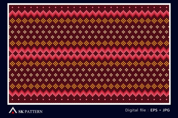 Vector Embroidery Ikat Background Design Review